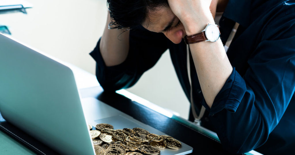 ビットコインを大量紛失